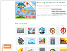 Tablet Screenshot of boatclipart.com